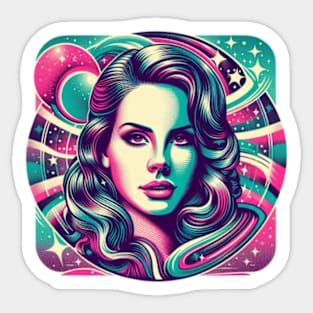 Lana Del Rey - Noir Stars Sticker